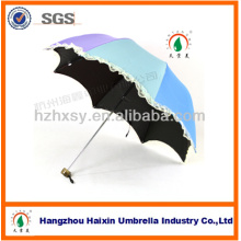 OEM and Wholesale New Beautiful Fashion Rainbow Folding Umbrella